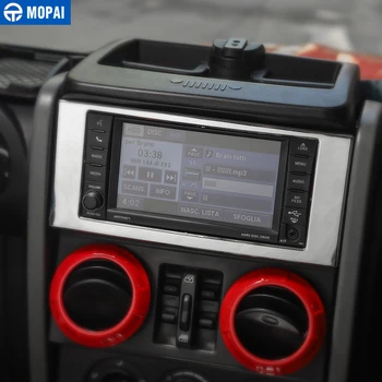 MOPAI Automobilio Prietaisų skydelį, Navigacijos CD Rėmas Apdailos Dangtelį Lipdukai Jeep Wrangler JK 2007-2010 Automobilių Reikmenys Stilius