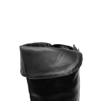 MORAZORA 2020 karšto parduoti per kelio batai moterims pu retro zip rudens-žiemos batai kulniukai, žemas laisvalaikio bateliai moters šlaunų auliniai batai