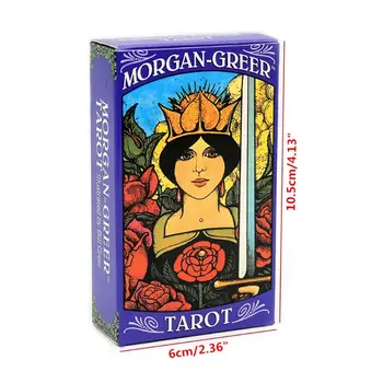 Morgan Greer 78 Taro Kortų Kaladę Šalies stalo Žaidimas Būrimą 