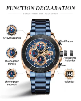MOSIKAVIMAS Sporto Chronograph Žiūrėti 2020 Vyrų Mados Prekės ženklo Vandeniui Kvarciniai Laikrodžiai Sidabro Karinės Laikrodis Relogio Masculino