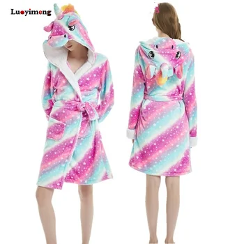Moterims, Chalatai Žiemą Šiltas Koralų Vilnos Nightdress Sleepwear Moteriška Pižama Namų Drabužių Gėlių Padažu Suknelė Kimono Viešbutis Chalatas