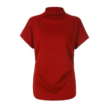 Moteriški Marškinėliai Trumpas Rankovėmis Vasaros Golfo Kietas Atsitiktinis Blusas Top Marškinėliai, Plius Dydžio Marškinėlius Moterims