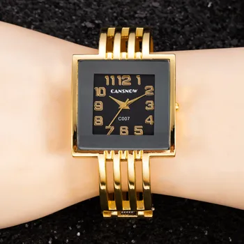 Moterų Apyrankės Žiūrėti Aukso Apyrankės, laikrodžiai Aikštėje Ponios Laikrodis Hodinky Kvarco Prabanga Bangle Laikrodžiai Moterims Satti reloj mujer
