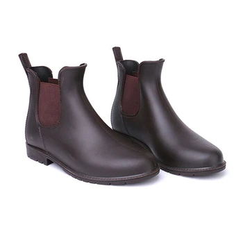 Moterų batai rudens-žiemos Trumpas vamzdis lietaus batai moterims 2020 ponios batai kietas lauko vandeniui Martin batai batai juoda