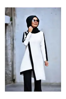Moterų Drabužiai Hijab Drabužiai Islamo Drabužius Ilgai Asimetrinė Supjaustyti Tunika 2021 Mados Karšto Sporto Elegantiškas Naudoti didelio Dydžio 38-48