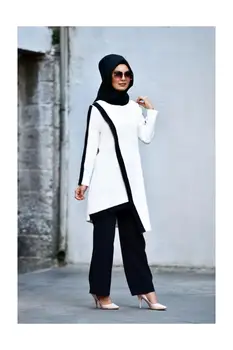Moterų Drabužiai Hijab Drabužiai Islamo Drabužius Ilgai Asimetrinė Supjaustyti Tunika 2021 Mados Karšto Sporto Elegantiškas Naudoti didelio Dydžio 38-48