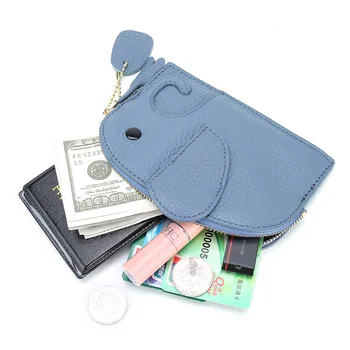 Moterų piniginės natūralios odos monetos rankinėje Moteris karvės odos piniginė su užtrauktuku moneta kortelės turėtojas sankabos maišą pinigų maišus lady mini piniginės
