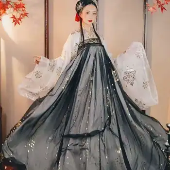 Moterų Tradicinės Liaudies Elegantiškas Senovės Hanfu Kostiumas Tang Dinastijos Princesė Nacionalinių Šokių Drabužius Tango Kostiumas Rytų Suknelė