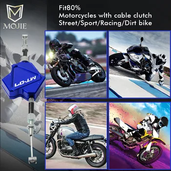 Motociklo CNC Stunt Sankabos Svirtį Lengvai Traukti Kabelių Sistema Yamaha MT07 FZ07 MT-07 FZ-07 MT FZ 07-2018 m. m. 2016 m. 2017 m.