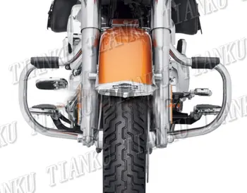 Motociklo Guard Crash Bar Guminis Apsauginis Dangtelis Kawasaki Vulcan Classic VN 400 VN500 VN800 VN 900 1200 1500 1600 2000