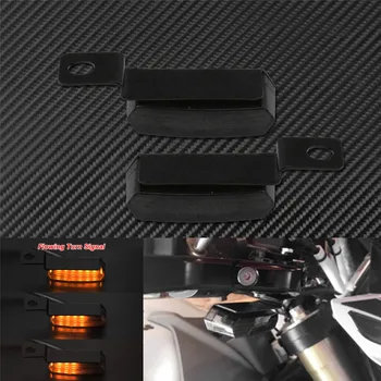 Motociklo Universalus Mini LED Posūkio Signalo Lemputė Tekančio Vandens Indikatorių Mirksi Lempos Harley Cafe Racer Už Yamaha