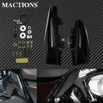 Motociklo Viduryje Kadro Oro Deflektorius Pagal Sėdynė Variklis, Juoda Harley 