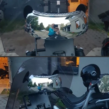 Motociklų Aksesuarų 180 laipsnių Platus kampas galinio vaizdo Veidrodis aklojoje Veidrodžių Q9QD