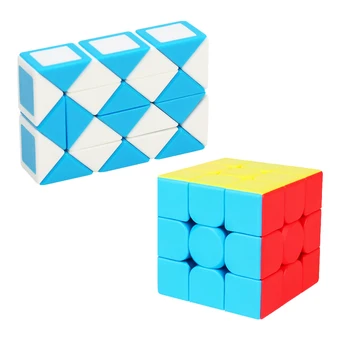 MoYu 3x3x3 2x2x2 meilong paketą dovanų magic cube 3 stickerless cubo magico profesinės greitis kubeliai švietimo žaislai studentams