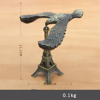 MRZOOT Kūrybos metalo balansas eagle modelis orientyrą statybos apdailos kaustytomis geležies Eifelio bokštas žaislą dovanų amatai