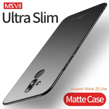 MSVII Slim Atveju, Huawei Mate 20 Lite Padengti Matiniu Atgal Covver Už Huawei Mate 20 Pro Telefoną Atveju Mate20 Pro Lite Dangtis