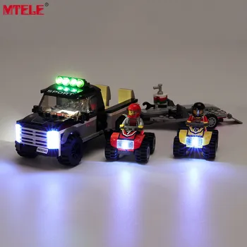 MTELE Prekės LED lemputės Komplektą Už 60148 City Serijos ATV Lenktynių Komanda ，(neįeina Modelis
