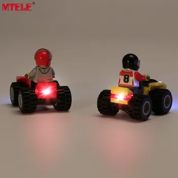 MTELE Prekės LED lemputės Komplektą Už 60148 City Serijos ATV Lenktynių Komanda ，(neįeina Modelis