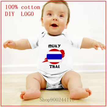 Muay thai kovos Vasaros kūdikių mados jumpsuit baby girl drabužiai berniuko, gražių drabužių ropa bebe bodysuit kūdikių medvilnės romper