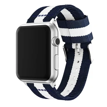 Nailono diržas Apple watch band 44mm 40mm iWatch juosta 42mm 38mm Juostele diržo watchband apyrankė 