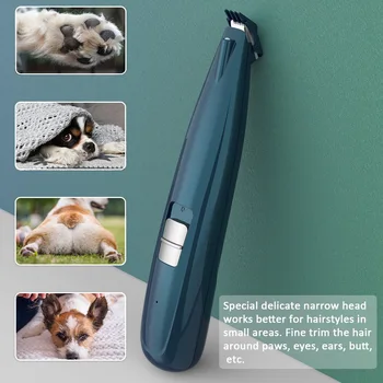 Naminių gyvūnėlių Kojų Plaukų Kirpimo mašinėlės USB Įkrovimo Šuniukas Katės, Šuns Snukio Plaukai Žoliapjovės Viliojimo Apipjaustymas Karpymo Staklės, Įrankiai, Reikmenys