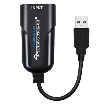 Namų Biuro Plastiko Vaizdo plokštė Nešiojamas Adapteris USB Į Mini Kompiuterių uv-C Plug And Play HD 1080P 60fps