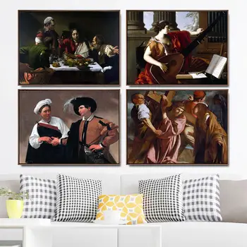 Namų Dekoravimo Meno Sienos Nuotraukas Fro Kambarį Plakato spauda, Drobė Paveikslų Michelangelo Merisi da Caravaggio Marija