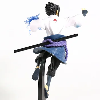 Naruto Shippuden Vibracijos Žvaigždžių Uchiha Sasuke Chidori Ver. PVC Pav Kolekcines Modelis Žaislas