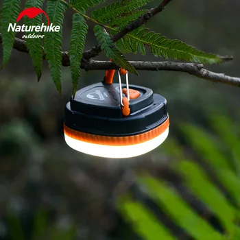 Naturehike nešiojamų kempingas žibintai vandeniui LED palapinė lempos žibintų gatvės pėsčiųjų naktį kabo šviesos baterijas valdomas