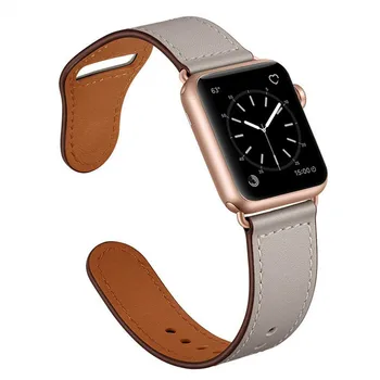 Natūralios odos dirželis apple watch band 42mm 38mm iwatch juosta 44mm 40mm pakeitimo apyrankę, diržą iwatch serijos 6 5 4 SE