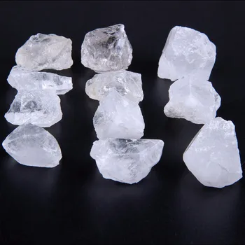 Natūralių Neapdorotų Akmenų Žaliavos Aišku, Kvarco Kristalo Mineralinių Akmenų apdaila 6pcs
