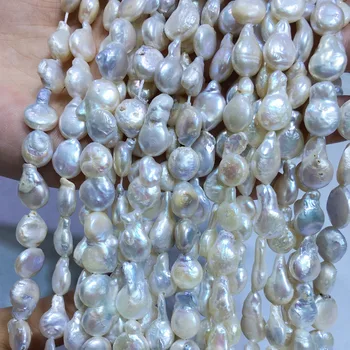 Natūralūs gėlavandenių perlų aukštos kokybės 36 cm, perforuotos prarasti karoliukai 