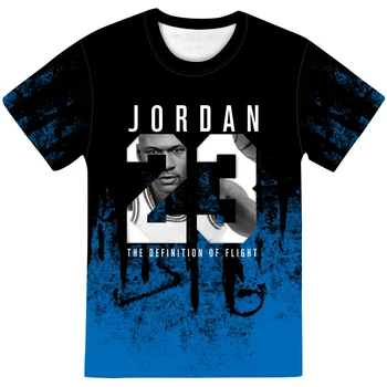 Nauja Vasaros Karšto Vyro Jordan 23 3D T Marškinėliai Vyrams Kamufliažas O-kaklo Mados Spausdinti 23 Hip-Hop Tee Camisetas Drabužių Atsitiktinis Viršų