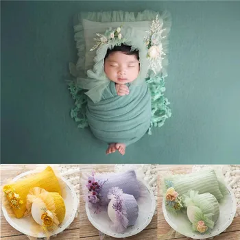 Naujagimio Fotografijos Rekvizitai Baby Girl Skrybėlę Kūdikių Fotografija Rekvizitai Pagalvė Pagalvėlės Kūdikio Fotosesiją Studijoje Priedai