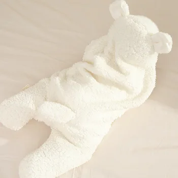 Naujagimio Kokono Kūdikių Rudenį miegmaišiai Žiemos Medvilnės Tirštėti Paketas Bebes Antklodė Suvystyti Krepšys Vežimėlis Wrap Sleepsack