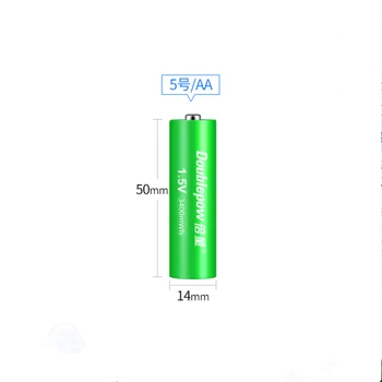 Naujas 1,5 V AA įkraunamos baterijos 3400mWh USB įkraunama ličio baterija greitai įkrauti per Mikro USB kabelis