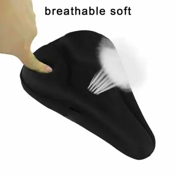 Naujas 3D Minkštas Sutirštės Dviračių Sėdynės Kvėpuojantis Dviračio Balno Sėdynės Padengti Patogus Putų Sėdynės Kalnų Dviratį Dviračiu Trinkelėmis Pagalvėlė