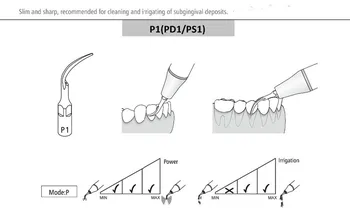 Naujas 3Pcs/daug Ultragarso Scaler Dantų Patarimai P1 P3 P4 Su EMS/ GENYS dantų Dantų Balinimas, Dantų Įrankiai