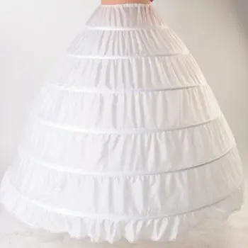 Naujas 6-Žiedas Didelis Vestuvių Suknelė Didelis Pliusas Underskirt Mergina Vestuviniai Aksesuarai Krinolīns už Quinceanera