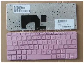 NAUJAS 605740-001 Hp Mini 210-1000 210t-1000 210-1000vt 2102 MUMS Rožinės spalvos nešiojamojo kompiuterio klaviatūra
