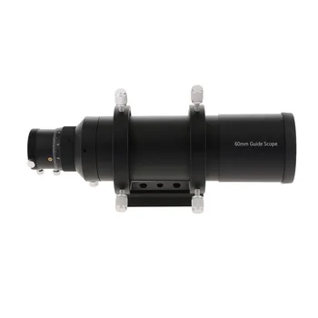 Naujas 60mm Multi-Naudojimo Vadovas Sritį su Spiralinės Focuser dėl CCD Astronomijos Fotoaparatas Black LD2018B