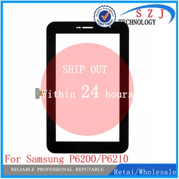 Naujas 7 colių Jutiklinis Ekranas, Skirtas Samsung Galaxy Tab 7.0 Plus P6200/P6210 skaitmeninis keitiklis Stiklo Jutiklis Skydelis Priekyje, Objektyvo