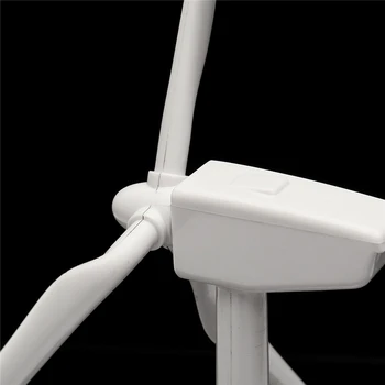 NAUJAS Aplinkos Plastikiniai Modelis-Saulės energija Varomas vėjo malūnas Vėjo Turbinų Darbalaukio Dekoro Mokslo Žaislą Lengva Surinkti