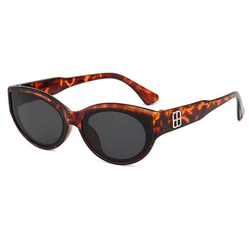 Naujas atvykimo 2020 cat eye futuristinis akiniai nuo saulės moterims uv400 aukštos kokybės prekės dizaineris retro žalios spalvos leopard oculos de sol