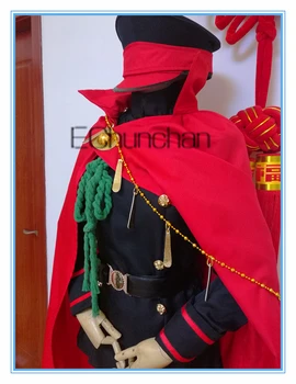 Naujas atvykimo Likimas/Grand Kad Opv Nobunaga cosplay kostiumas apima perukas ir batai(siųsti savo batų dydis man)