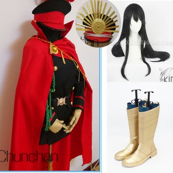 Naujas atvykimo Likimas/Grand Kad Opv Nobunaga cosplay kostiumas apima perukas ir batai(siųsti savo batų dydis man)