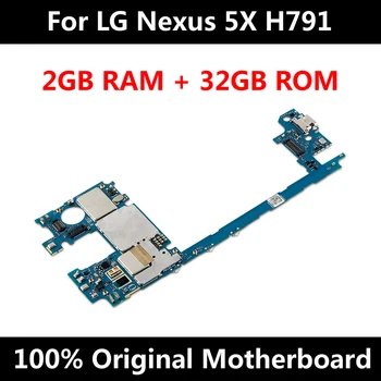 Naujas Atvykimo Originalus Plokštę Už LG Nexus 5X H791 32GB Fabrikas Atrakinta Mainboard Su Pilna Žetonų Android OS Nemokamas Pristatymas