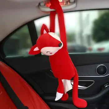 Naujas Aukštos Kokybės Universalus Automobilių Užtrauktukas Backseat Audinių Langelį Kūrybos Animacinių Filmų Mielas Gyvūnų Audinių Langelį Automobilio Salono Produktus