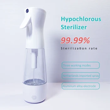 NAUJAS bandoma pašalinti 99.99% bakterijų Nešiojamų Self-Made Electroly Vandens Dezinfekavimo Generatorius Purškimo Butelis gaunamas hipochlorito Sterilizer