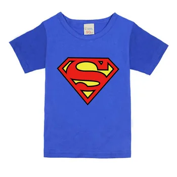 Naujas Berniukai Superhero T Shirts Stebuklas Geležinis Žmogus Voras Ironman Print T shirt vaikų Vasaros Medvilnė Šortai, Viršūnių Vaikų Drabužiai